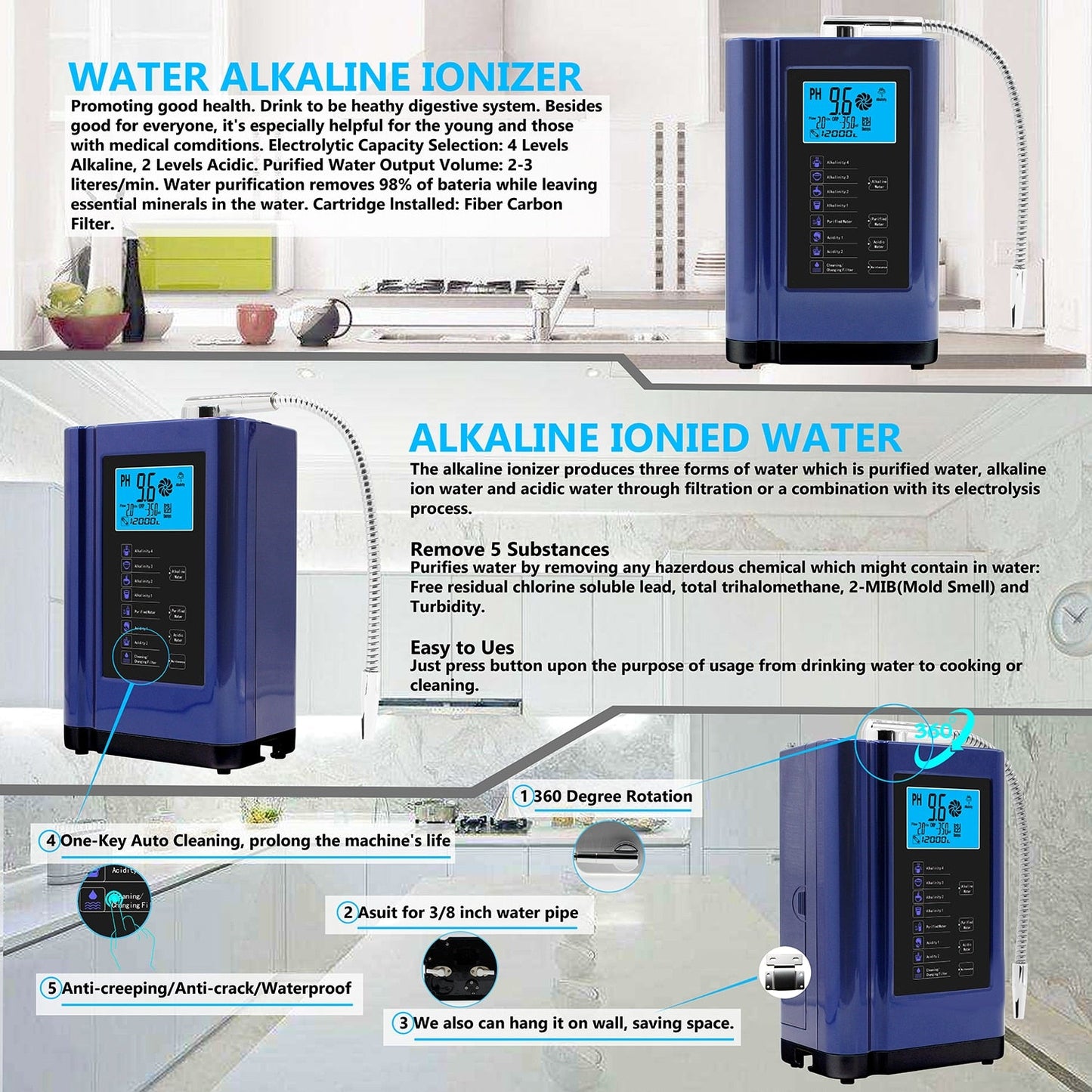 Smart Alkaline Water Dispenser